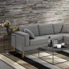 Mesa de centro alta de acero - Osmio Viadurini