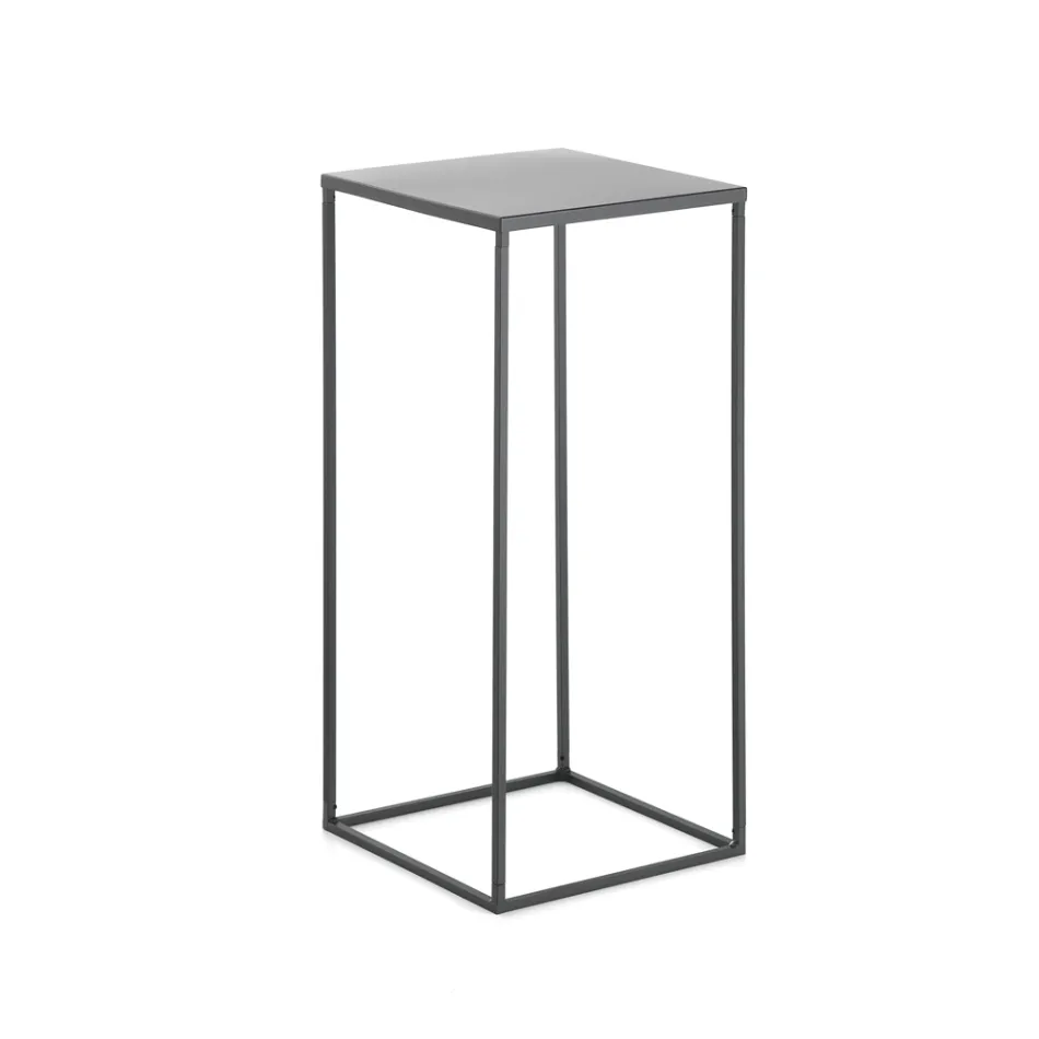 Mesa de centro alta en acero - Osmio Viadurini