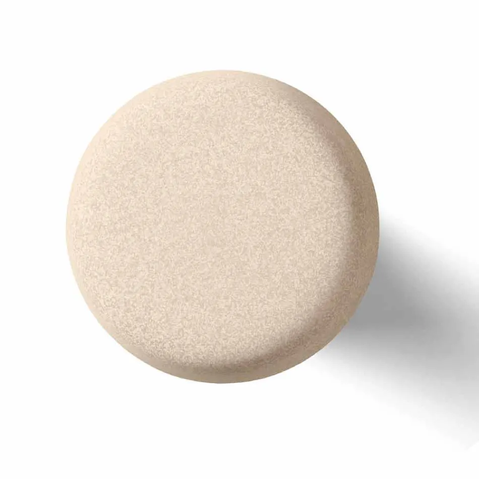 Mesa de centro alta redonda para exterior en polietileno y HPL Made in Italy - Desmond Viadurini