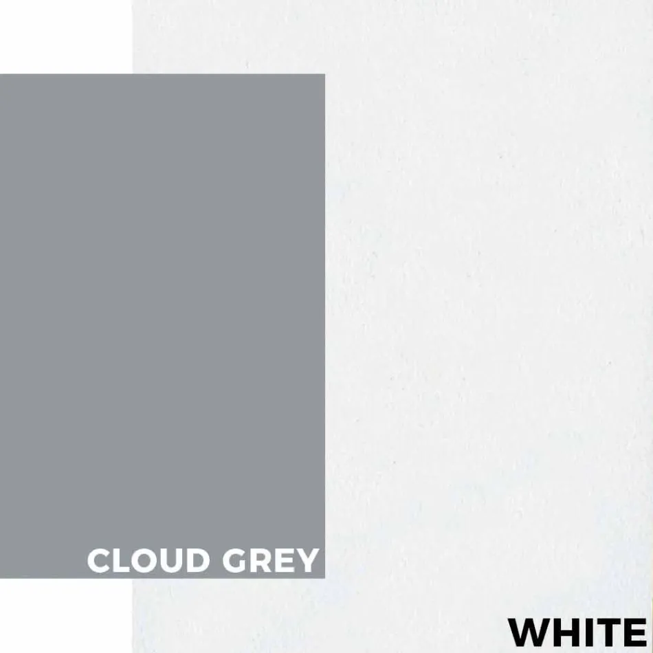 Mesa de centro moderna al aire libre en aluminio y laminado - Carmine2 Viadurini