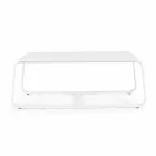 Mesa baja para exterior en aluminio pintado blanco o antracita - Aniello Viadurini