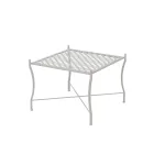 Mesa de centro plegable para exteriores en acero galvanizado Made in Italy - Selvaggia Viadurini