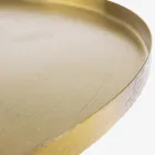 Mesa de centro de diseño en acero bañado en latón - Kakta Viadurini