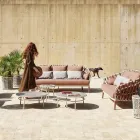 Mesa Baja Sobre Hpl o Cerámica Made in Italy - Emmacross by Varaschin Viadurini