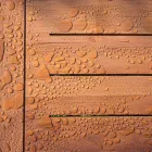 Mesa baja cuadrada para sala de estar al aire libre en madera natural o negra - Suzana Viadurini