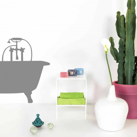 Mesa de centro / mesita de noche de diseño moderno Mimi, hecha en Italia Viadurini