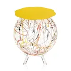 Mesita de noche versátil de plexiglás de colores reciclable - Paolone Viadurini