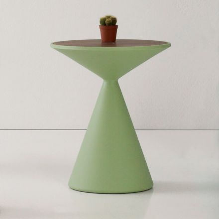 Contenedor de mesa de centro para salón en polietileno Made in Italy - Acuto Viadurini