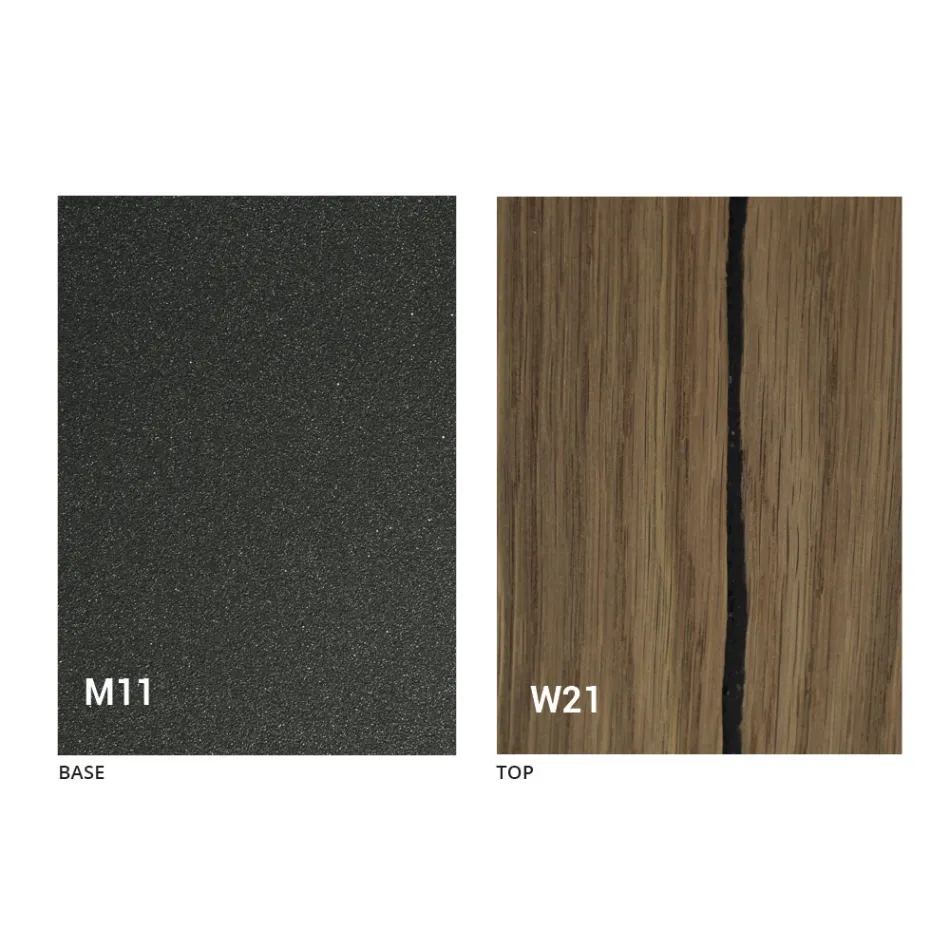 Mesa de centro transformadora de diseño en madera Made in Italy - Vincenzo Viadurini