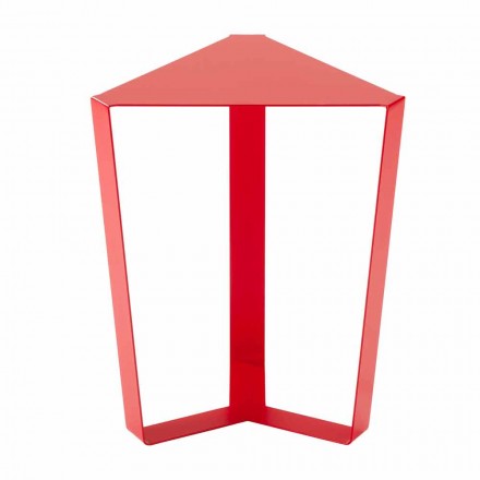 Mesa de centro en metal coloreado de diseño italiano moderno - Yasmine Viadurini