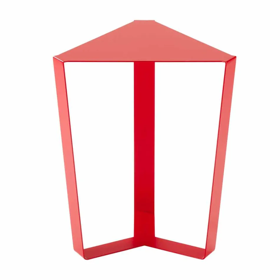 Mesa de centro en metal coloreado de diseño italiano moderno - Yasmine Viadurini