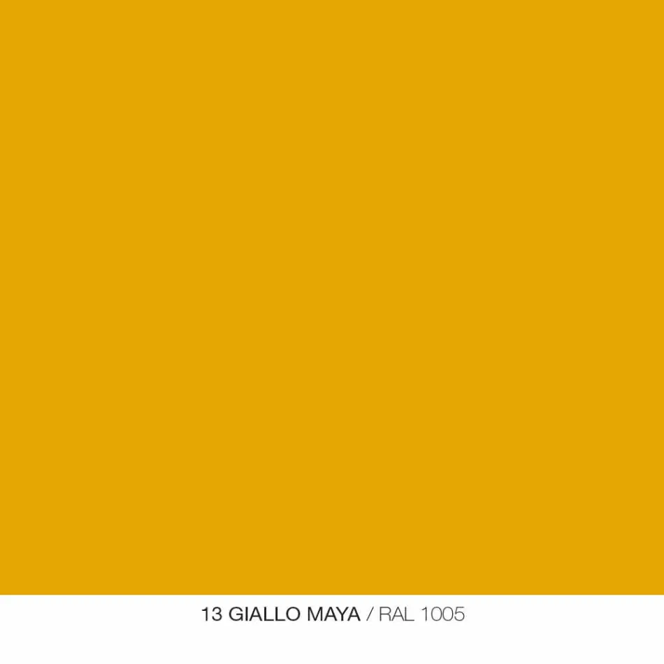 Mesa de centro en metal coloreado de diseño italiano moderno - Yasmine Viadurini