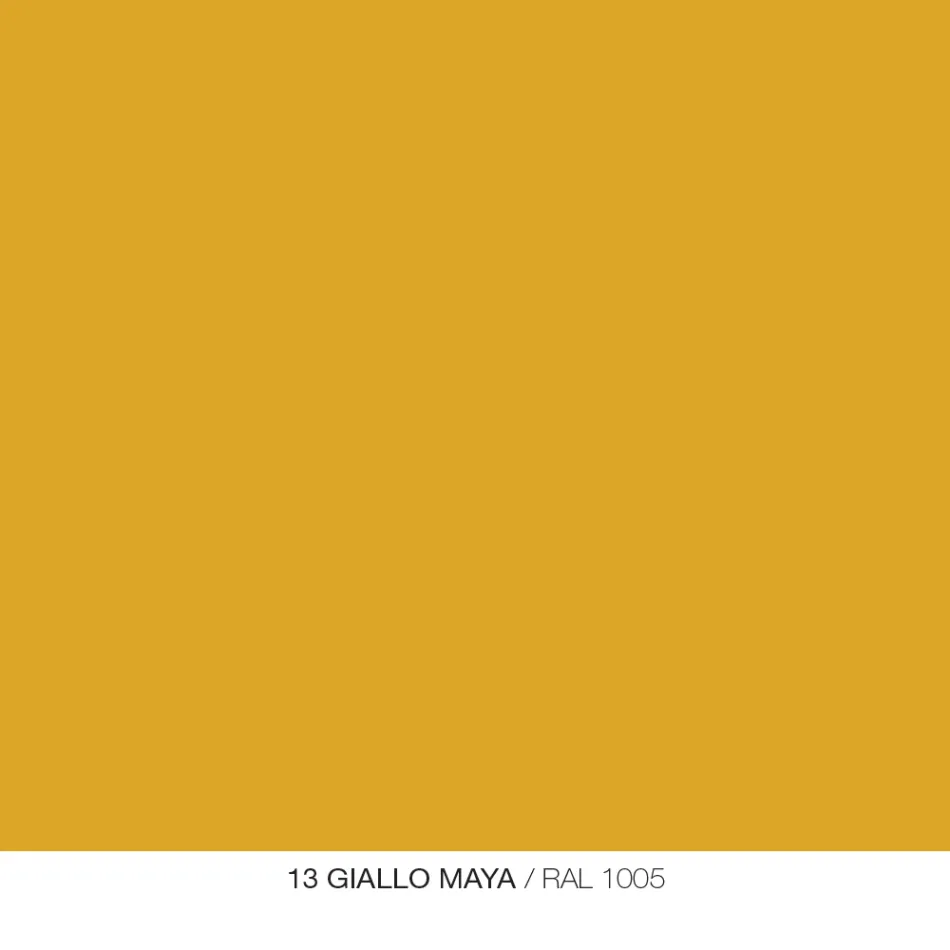 Mesa de centro redonda de metal, diseño en varios colores y 2 tamaños - Olesya Viadurini