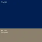 Mesa baja moderna de diseño azul o burdeos con anillo - Lok Viadurini