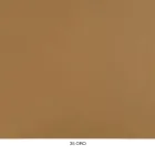 Mesa de centro redonda en metal y vidrio con efecto mármol de lujo - Magali Viadurini