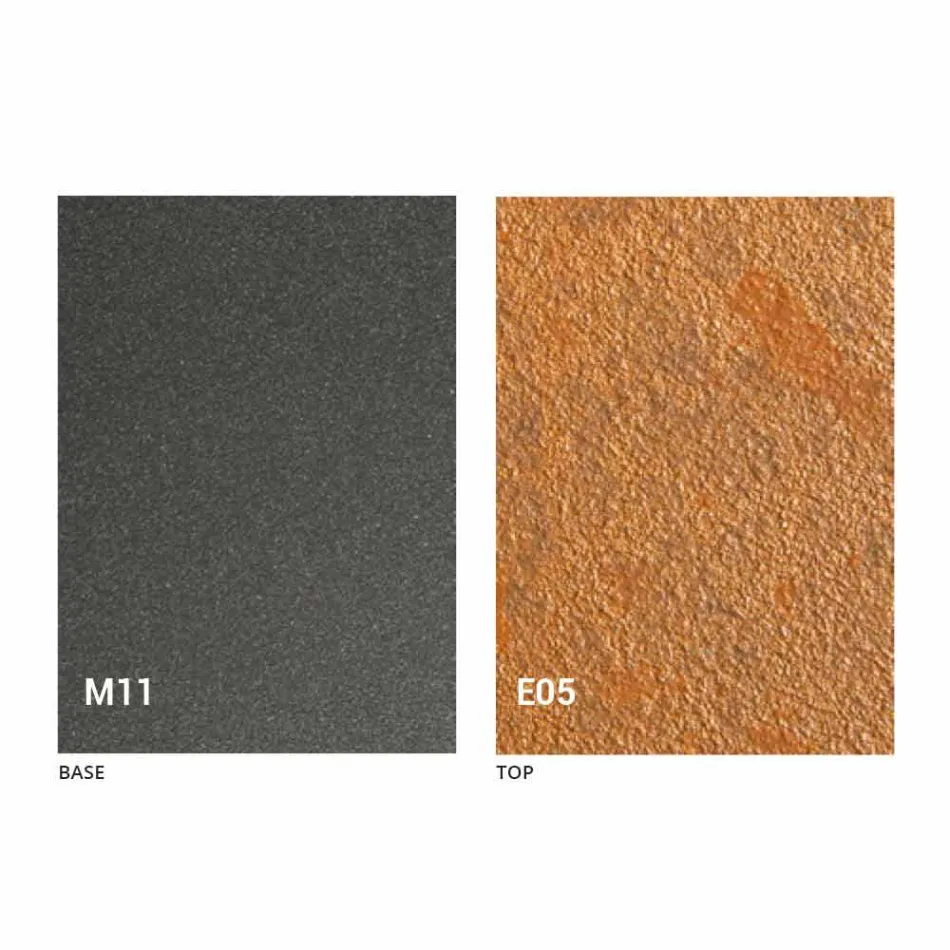 Mesa de centro transformable con tapa efecto mortero Made in Italy - Romántica Viadurini