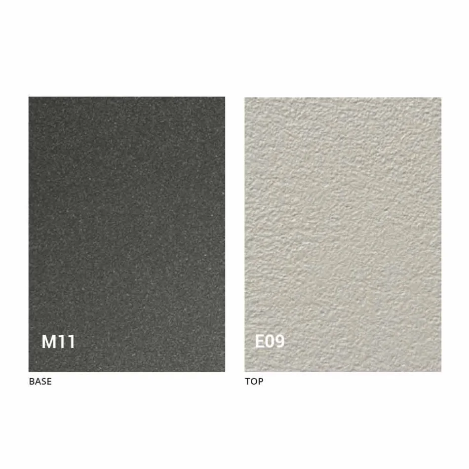 Mesa de centro transformable con tapa efecto mortero Made in Italy - Romántica Viadurini