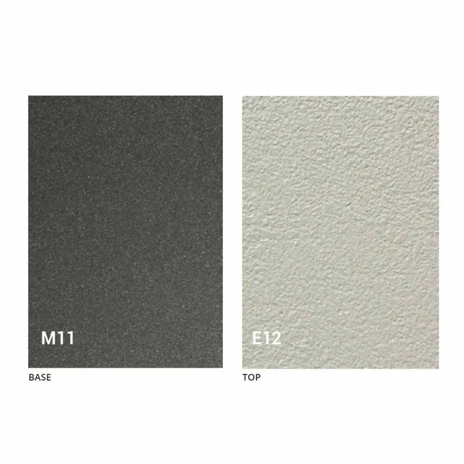 Mesa de centro transformable con tapa efecto mortero Made in Italy - Romántica Viadurini