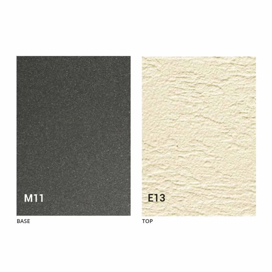 Mesa de centro transformable con tapa efecto mortero Made in Italy - Romántica Viadurini