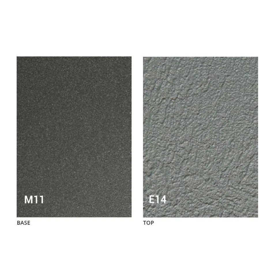 Mesa de centro transformable con tapa efecto mortero Made in Italy - Romántica Viadurini