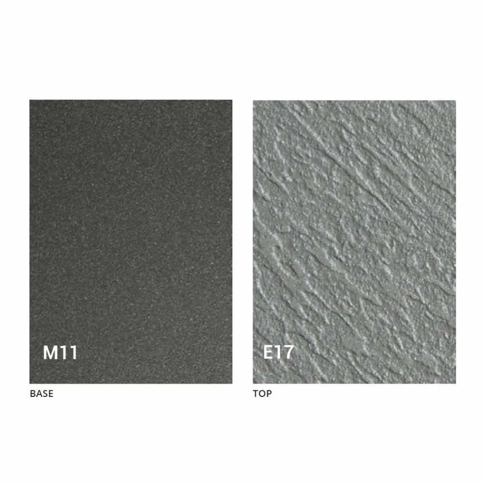 Mesa de centro transformable con tapa efecto mortero Made in Italy - Romántica Viadurini