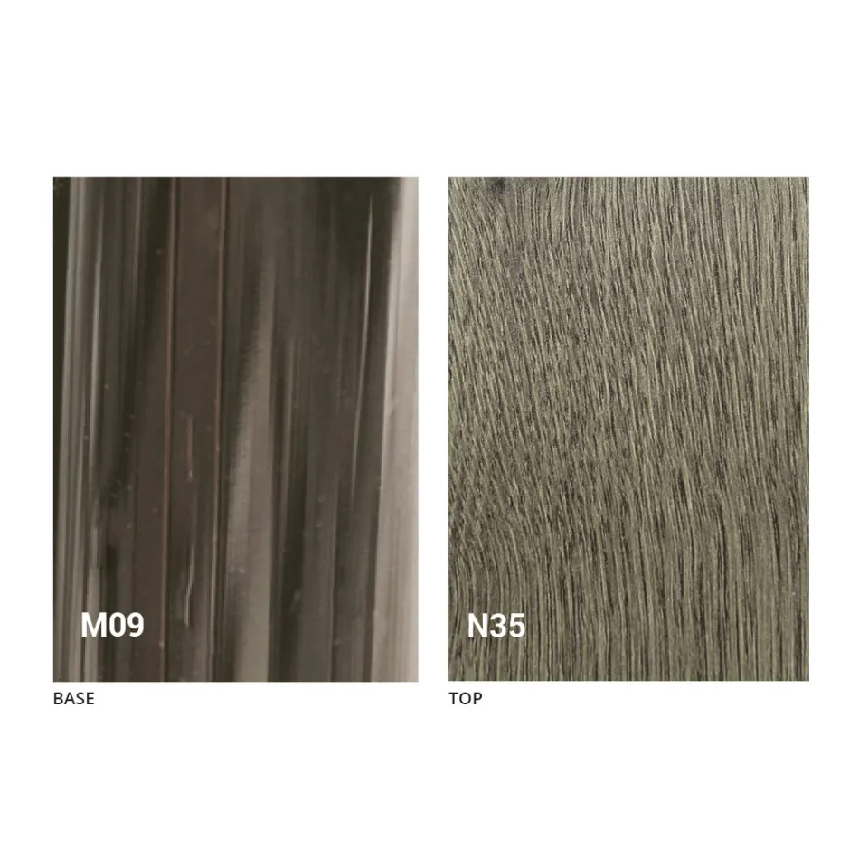 Mesa de centro moderna transformadora en madera y metal Made in Italy - Gabri Viadurini