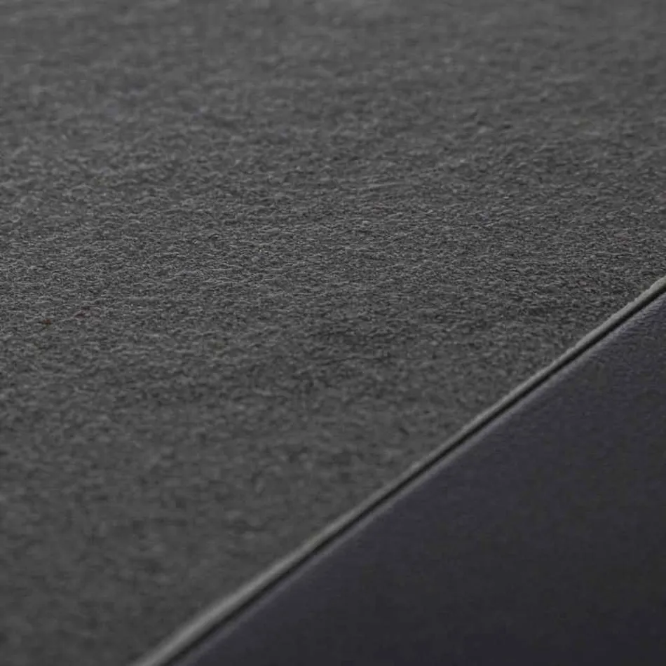 Mesa de centro para exterior con base de aluminio y tapa de cerámica - Maino Viadurini