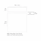 Mesa de centro para exterior en aluminio y laminado cuadrado negro - Suave by Vondom Viadurini