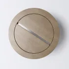 Mesa de centro de madera de teca para exterior fabricada en Italia - Briga Viadurini