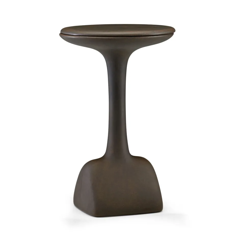 Mesita de exterior en polietileno coloreado 96 cm Made in Italy - Uliveto Viadurini