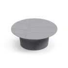 Mesa de centro de polietileno para exterior disponible en varios colores - Toalla Viadurini