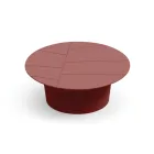 Mesa de centro de polietileno para exterior disponible en varios colores - Toalla Viadurini
