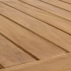 Mesa al aire libre moderna de madera de teca de Homemotion - Luanaedmea Viadurini