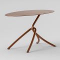 Preciosa mesa de centro para exterior en metal pintado Made in Italy - Lubeck
