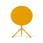 Mesa redonda de metal y chapa para exteriores Made in Italy - Alberic Viadurini