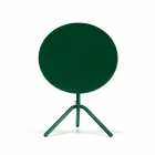 Mesa redonda de metal y chapa para exteriores Made in Italy - Alberic Viadurini