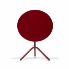 Mesa redonda de metal y chapa para exteriores Made in Italy - Alberic Viadurini