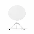 Mesa redonda de metal y chapa para exteriores Made in Italy - Alberic Viadurini