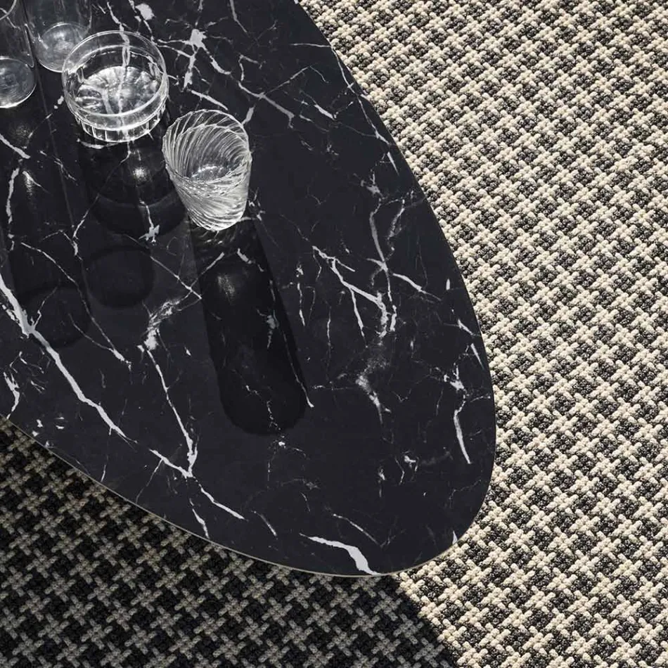 Mesita Exterior Estructura Acero Made in Italy - Begin by Myyour Viadurini