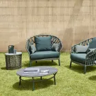 Base de mesa de centro de jardín en aluminio Made in Italy - Emma by Varaschin Viadurini