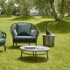 Base de mesa de centro de jardín en aluminio Made in Italy - Emma by Varaschin Viadurini