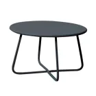 Mesa de centro de jardín en acero galvanizado Made in Italy - Brienne Viadurini