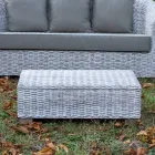 Mesa de centro de jardín en fibra natural de Kubù - Isildur Viadurini