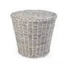 Mesa de centro de jardín en fibra natural de Kubù - Yokai Viadurini