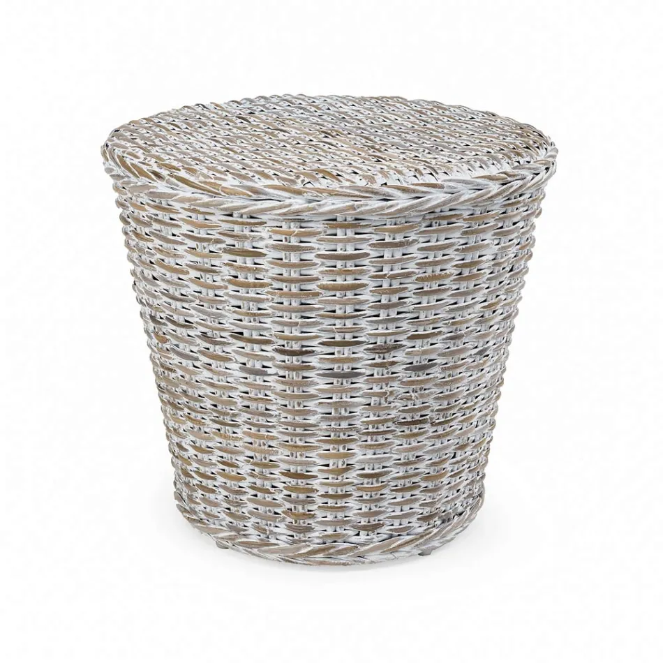 Mesa de centro de jardín en fibra natural de Kubù - Yokai Viadurini