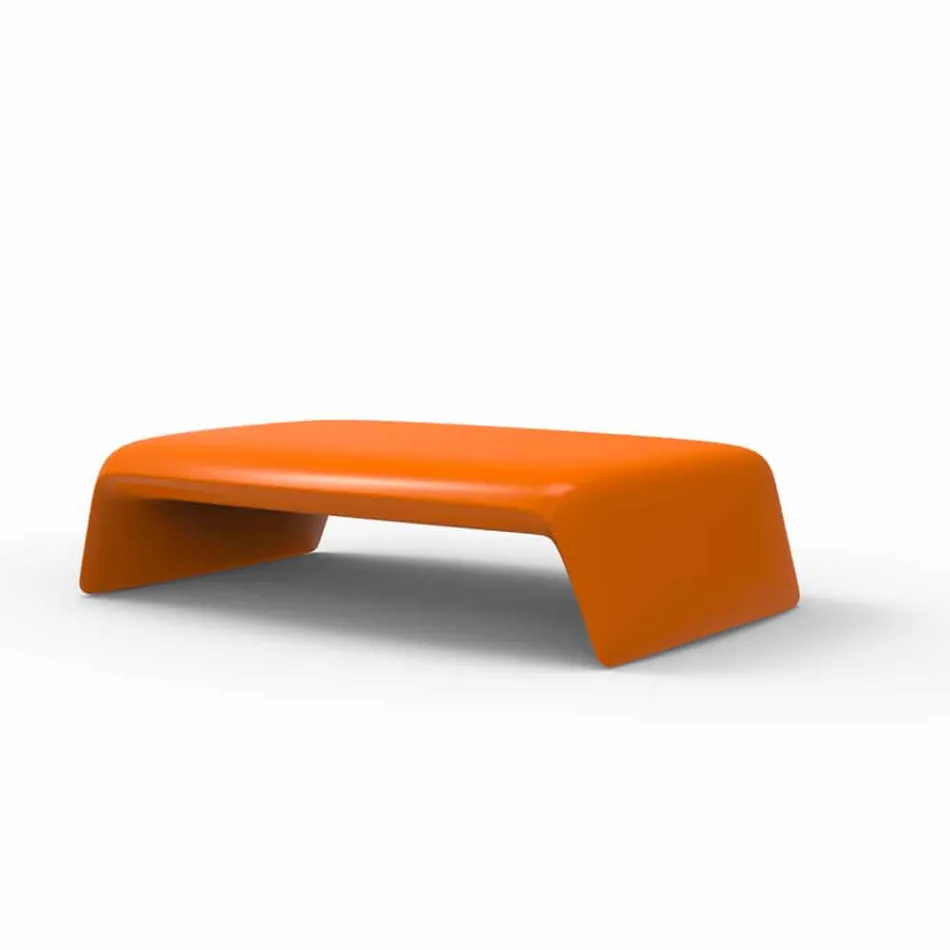 Mesa de jardín Blow by Vondom de polietileno, diseño moderno Viadurini