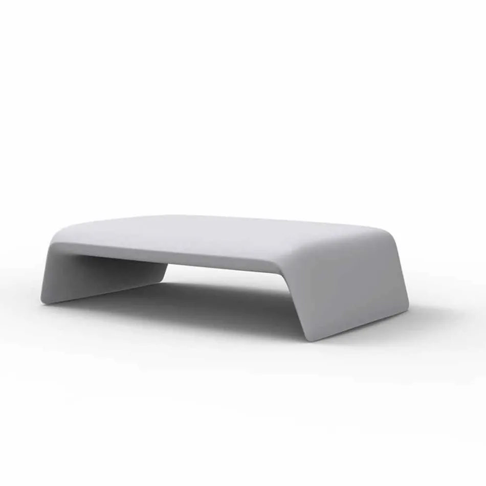Mesa de jardín Blow by Vondom de polietileno, diseño moderno Viadurini