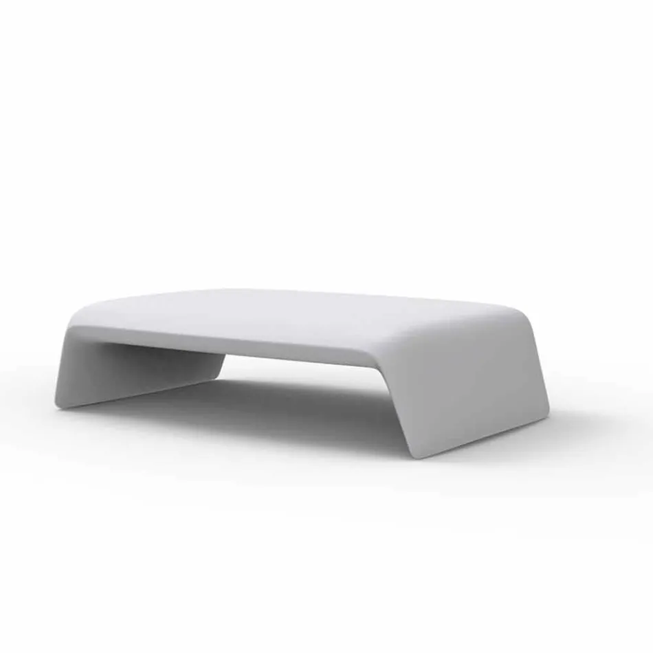 Mesa de jardín Blow by Vondom de polietileno, diseño moderno Viadurini