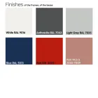 Mesita de jardín en vitrocerámica y metal Made in Italy - Guerrino Viadurini