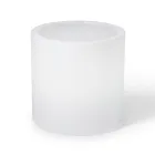 Mesa de centro Bright Garden en polietileno blanco Made in Italy - Derti Viadurini